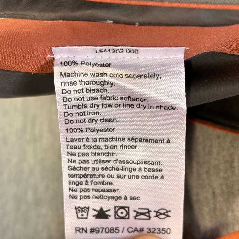 Outdoor Research Womens Aspire Trench GORE-TEX Rain Jacket Orange 287622 Small - Picture 12 of 13